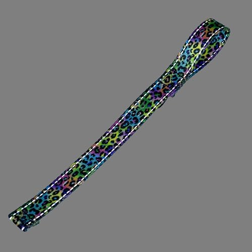 Country Brook Design - Electric Leopard Winch Hook Pull Strap with Reflective Polyester - color: Electric Leopard