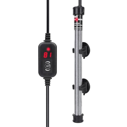 hygger Submersible Aquarium Heater, 100W 150W 200W 300W Adjustable Fish Tahk Heater with Temperature Controller, LED Display, Small Aquarium Betta Heater for up to 20/26/40/48 Gallons - size: 100W