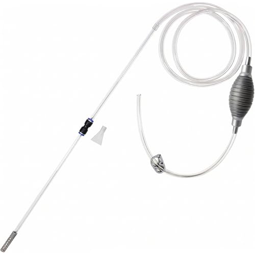 AREPK Aquarium Siphon Vacuum and Water Changer Kit for Small Fish Tanks | L-Shaped Tube Reaches Hard-to-Clean Corners; Ideal for Water Changing and Gravel Cleaning in Betta, Shrimp and Nano Tanks