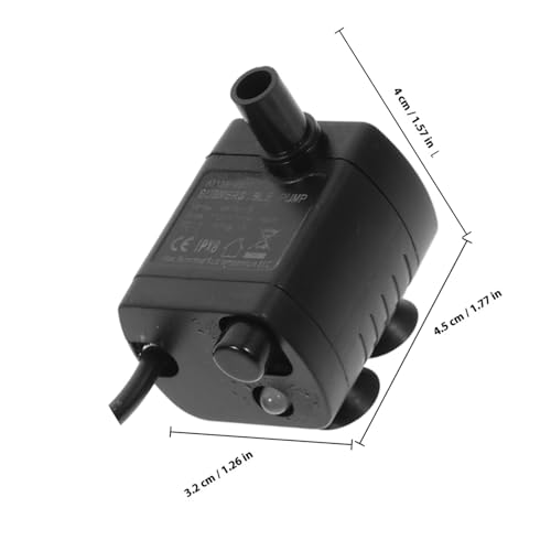 Small Submersible Water Mover for Fish Tank Quiet USB Mini Aquarium Fountain Motor Durable Material with Smooth Surface Safe for Circulation and Water Transfer