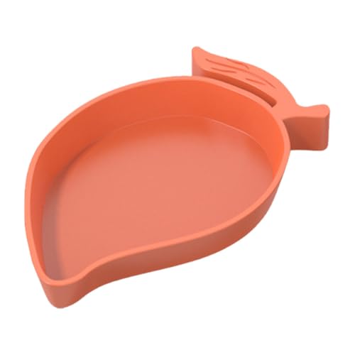 ORFOFE Escapeproof Reptile Food and Water Bowl for Leopard Gecko and Horned Frog, Abs Plastic Feeding Dish Convenient Feeding Design for Reptiles and Amphibians
