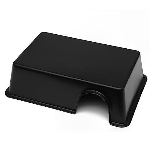 Jungle Bob - Rectangular Hide Box for Reptiles & Snakes - Durable Plastic - Creates A Dark Retreat to Reduce Pet Stress - Economical Reptile Hides for Terrariums - X Large - 16.25" x 10.875" x 5.25" - size: X-Large, style: 1 Pack