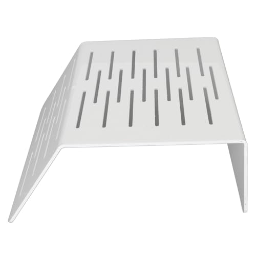 CHICIRIS Acrylic Basking Platform Thick Hollowed Steps Climbing Ramp Stable Resting Dock with Smooth Cleaning for Reptile Tank (Large) - size: Large