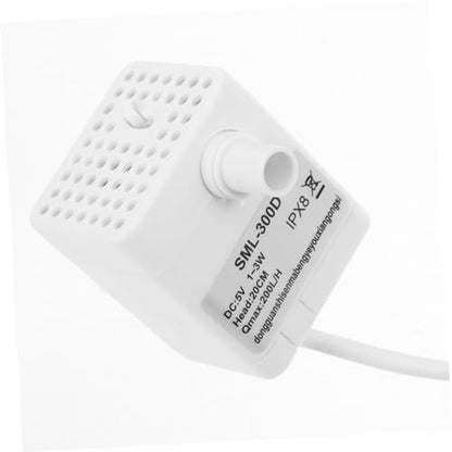 HANABASS Mini Submersible Water Pump for Aquariums Fountains and Hydroponics Quiet Usb Powered Design for Fish Tanks and Water Gardens Wear-resistant and Easy to Install