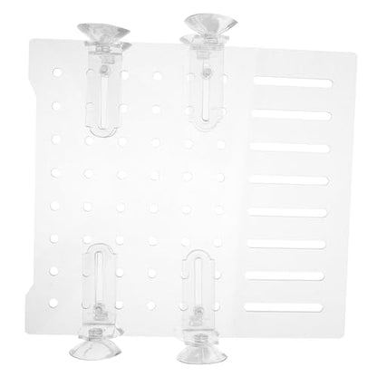 Clear Acrylic Fish Tank Divider Adjustable Aquarium Isolation Board with Micro Holes Easy to Clean Separator for Various Tank High and Fish Separation