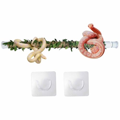 Snake Climbing Stick Adjustable Climber for Small Reptiles and Amphibians with U-Shaped Stickers
