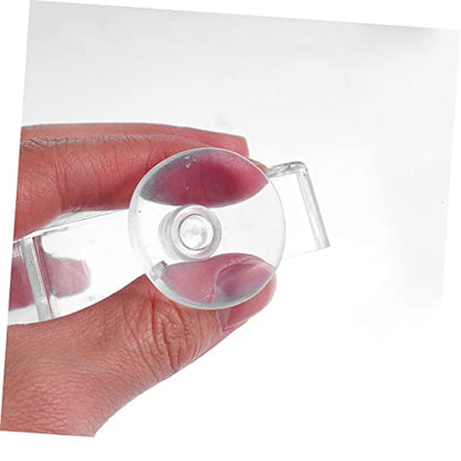 6pcs Acrylic Feeding Dishes for Fish Reptiles Food Holders for Aquariums and Convenient Feeding Trays for Betta and Shrimp Tanks