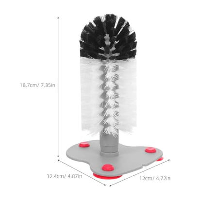 VILLCASE 2pcs Turtle Cleaning Brush with Suction Cup for Aquarium and Terrarium, Abs Material Deep Cleaning Scrubber Safe for Sizes of Turtles and Tortoises