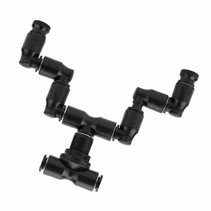 aqxreight Mist SprinklerReptiles Fogger Reptiles Fogger Mist Sprinkler Rainforest 360 Aquarium System Connect 1 4 Tub Replicate Transform Reptile Your Tropical Our Specially to