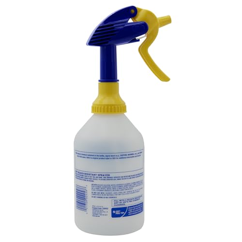 Zep Bleach Resistant Professional Sprayer Bottle - 32 oz (Pack of 2) - ZUPRO2-30 Foot Stream Spray or a Fine Mist, Adjustable Nozzle Measurements, Bleach Resistant for Up to a Year
