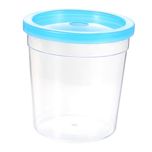 Sosoport 1Pc Reptile Feeding Box Transparent Insect Cup Mini Turtle Tank for Betta Fish Easy Feed Design Lightweight and Convenient for Small Turtles Spiders - color: Random Color