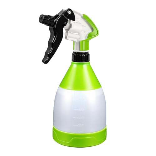 360° Trigger Heavy Duty Spray Bottle 17OZ, Leak Free, 1 PC | Acid& Chemical Resistant, Adjustable Nozzle, Double Mist Trigger Sprayer, Perfect for Car Cleaning and Detailing - size: 17 Ounces