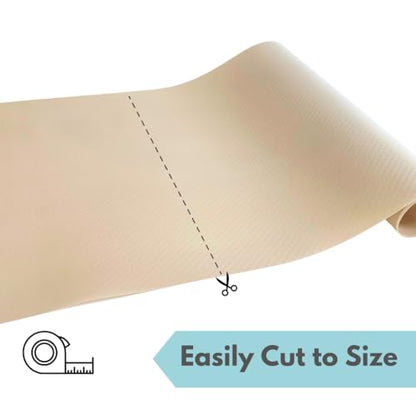 Reptile Tank Liner, 23.6" x 59", Bearded Dragon Gecko, Beige | Easily cut to fit 4'x2'x2' enclosure, 120 Gallon, Waterproof, Stain-Resistant, Terrarium Mat Substrate Carpet Bedding