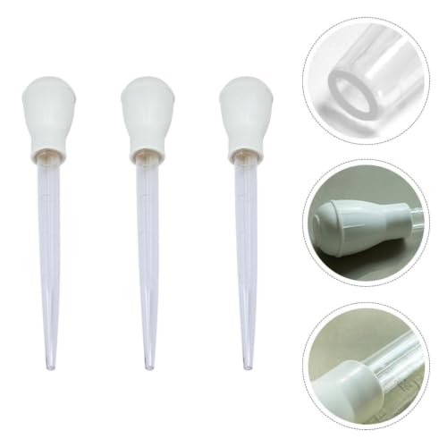 3pcs Aquarium Water Changer Dropper with Scale for Small Fish Tank Cleaning, Plastic Gravel Cleaning Tool for Fish Tank Water Changing and Debris Removal