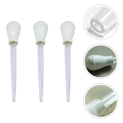 3pcs Aquarium Water Changer Dropper with Scale for Small Fish Tank Cleaning, Plastic Gravel Cleaning Tool for Fish Tank Water Changing and Debris Removal