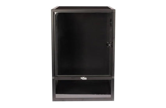 Reptile Habitats 18x18x24 (33 Gallon) Arboreal Chameleon Enclosure PVC Panels, Glass Doors, Lightweight, Easy to Assemble, Heavy Duty Screen, Aluminum Frame