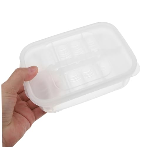 SUPVOX Transparent Plastic Breeding Box for Hatching Snakes Lizards and Turtles Sturdy Easy to Clean Hatching Tray for Reptile Enthusiasts