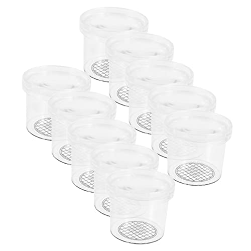 16-Piece Portable Critter Observation Box Set for Kids Plastic Magnifying Container Feeding Supplies for Outdoor Nature Exploration