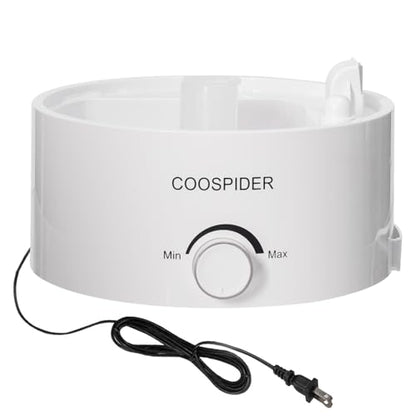 COOSPIDER Base CRH-400B Top Fill Reptile Humidifier, Reptile Fogger Tank Humidifier Accessories, Reptile Misting System Replacement for Reptiles Amphibians Herps Vivarium - color: 400B-White-Base