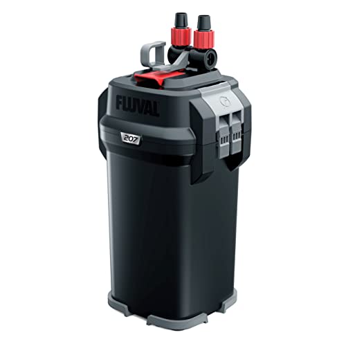 Fluval 207 Perfomance Canister Filter - for Aquariums Up to 45 Gallons - Aquarium Canister Filter - size: 45 Gallons