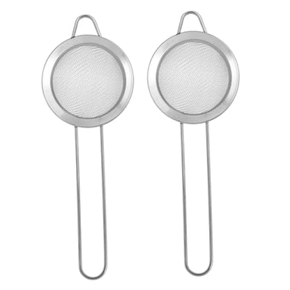 GALPADA 2PCS Stainless Steel Reptile Sand Shovel Sifter Fine Mesh Litter Scoop for Tortoise and Lizard Substrate Cleaning