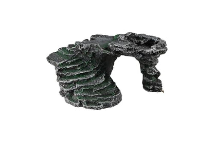 Reptile Hide Cave Turtle Basking Platforms Reptile Terrarium Shale Rock Reptile Habitat Accessories for Aquarium Bearded Dragon
