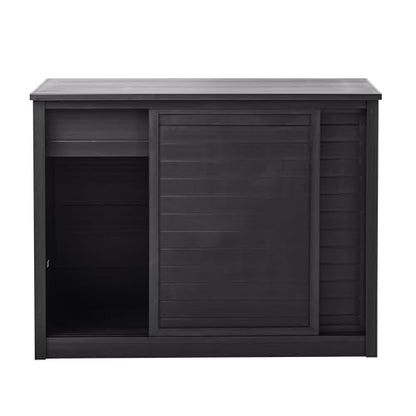 New Age Pet ECOFLEX Medium Reptile Enclosure with Matching Cabinet Stand Set in Black - color: Black, size: Medium