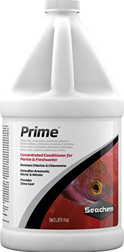 Seachem Prime Fresh and Saltwater Conditioner - Chemical Remover and Detoxifier 2 L - size: 2000 mL, style: Conditioner