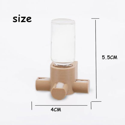 Jumping Spider Water Dispenser, Magnetic Hanging Feeder,Suitable for Jumping Spiders,Tarantulas, Praying Mantises,Arboreal Animals, and Other Small Animal Enclosure Accessories,5ML (White) - color: White