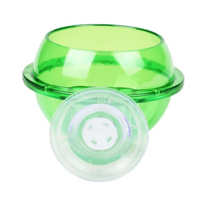 Reptile Feeding Bowl Suction Cup Anti-Escape Food Dish | Anti-Escape Worm Live Fodder Translucent Container for Lizard Gecko Snake Frog Turtle Tortoise Spider Habitat