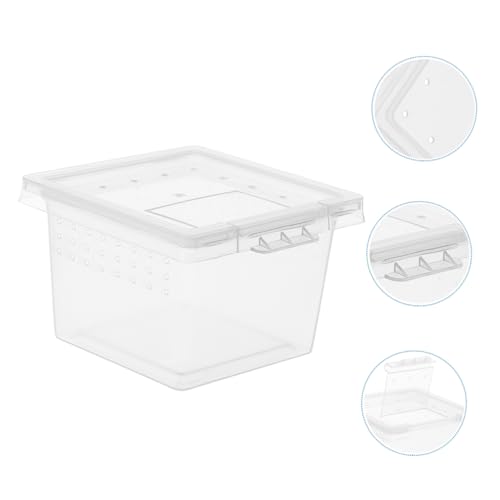 FOMIYES 12pcs Reptile Feeding Box Breeding Storage Nest for Snakes Lizards Frogs Environment