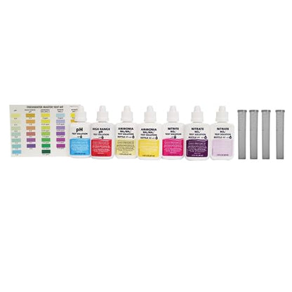 API FRESHWATER MASTER TEST KIT 800-Test Freshwater Aquarium Water Master Test Kit, White, Single, Multi-colored - style: Freshwater