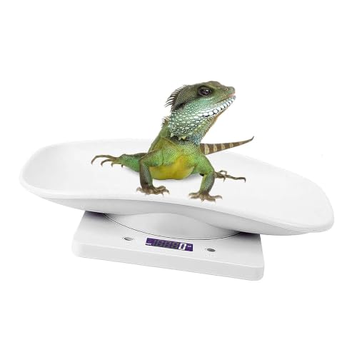 Digital Pet Scale for Small Animals,LCD Electronic Puppy & Kitten Weighing Scale,Multi-Unit Food & Animal Scale with Tray,Portable Gram Scale for Cats,Hamsters,Reptiles for Home