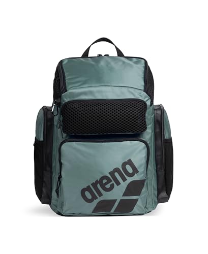 ARENA One Go Swim Backpack Travel Large Size Athletes Sports Equipment Bag 45 Liters - color: Sage