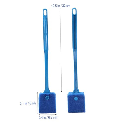 BESPORTBLE Lasting Fish Tank Cleaning Brush Pad Moss Sturdy Construction Comfortable to Hold Handle