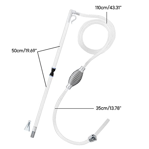 Aquarium Siphon Water Aquarium Siphon Water Changer Cleaner Siphon Fish Tanks Toilet Suction