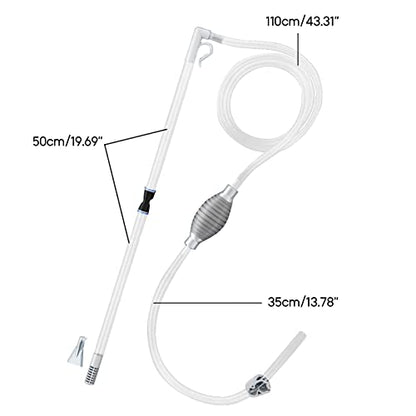 Aquarium Siphon Water Aquarium Siphon Water Changer Cleaner Siphon Fish Tanks Toilet Suction