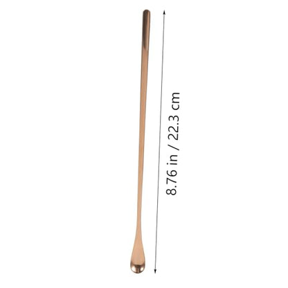 WOONEKY 2pcs Reptile Tong for Reptile Food Small Pet Feeding Spoon Gecko Feeding Tool Easy to Use Lizard Scoop - color: Rose Gold