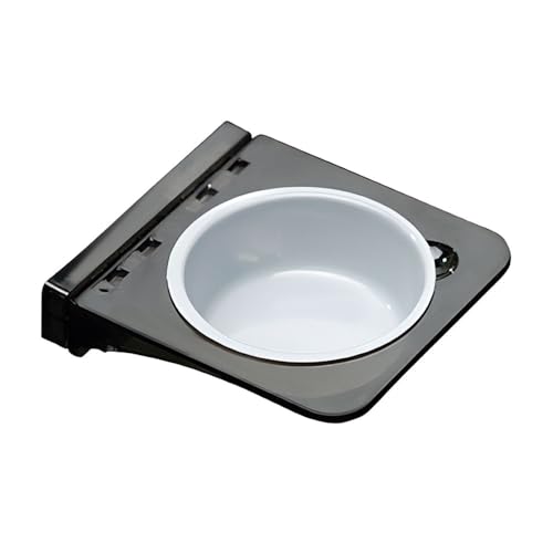 Magnetic Gecko Ledge, Reptile Feeder Ledge with 1 Feeding Cup, Reptile Food & Water Bowl for Arboreal Reptiles, Tree Frogs, Geckos, Beetles, Chameleons - color: Single Bowl