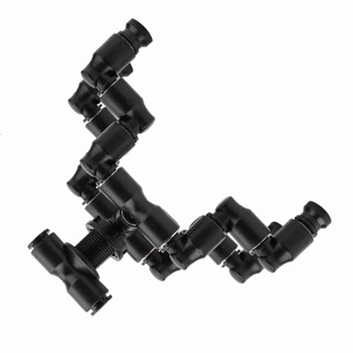 Reptile Misting System Nozzle - Adjustable Terrarium Sprinkler Nozzle for Rainforest Tank, Fine Mist Sprayer for Reptile Humidifier, 360° Rotatable Spray Kit for Plants an