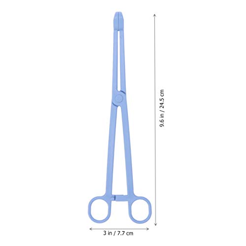 BESPORTBLE 1pc Plastic Pet Cleaning Stool Clamp for Reptiles Lizards and Birds and Easy to Use Waste Removal Tool Scissor Design for Convenient Cleaning - size: Size 2