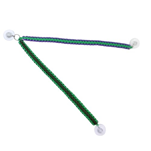 Paracord Reptile Climbing Vine Rope with Suction Cups for Crested Geckos, Chameleons, Anoles, Tree Frogs – Durable Terrarium Climbing Rope Habitat Accessory