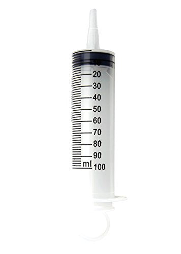Karlling 100ML Large Big Plastic Hydroponics Nutrient Measuring Syringe - style: 100MLA(1 Pack)