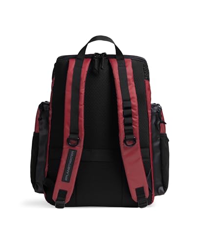 ARENA One Go Swim Backpack Travel Large Size Athletes Sports Equipment Bag 45 Liters - color: Crimson