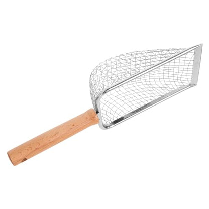 BESPORTBLE Reptile Litter Scoop Ergonomic Handle Cat Poop Scooper for Easy Cleanup of Cat Litter and Animal Waste Mesh