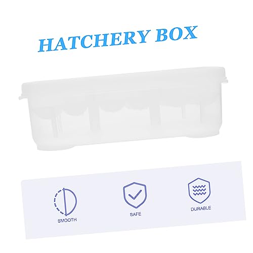 Compartment Chicken Quail Egg Incubator for Hatching Reptile Tank Egg Carrier Breeder Box