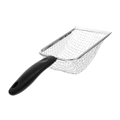 Stainless Steel Cat Litter Scoop Metal Sifting Shovel for Easy Waste Removal Compact for Travel for Cats and Reptiles Efficient Pet Supply
