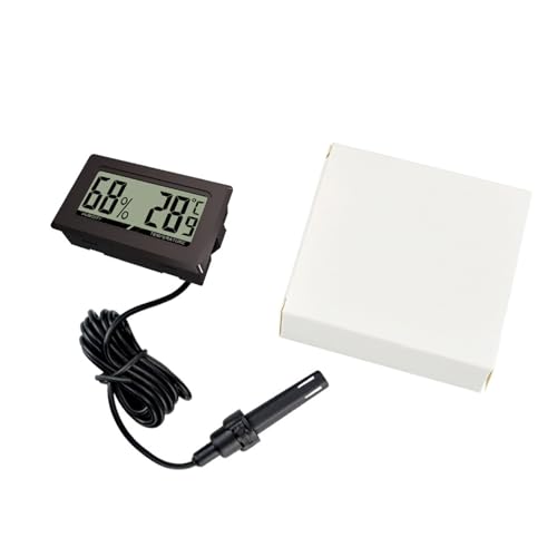 Practical Digital Hygrometer Thermometer for Vivariums and Incubators Environment with Accurate Measurements