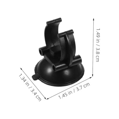 Toddmomy 12pcs Aquarium Suction Cups with Clips Secure Airline Tubing Decorations for Fish Tanks Shrimp Nests and Reptile Hammocks Easy Installation Firm Grip