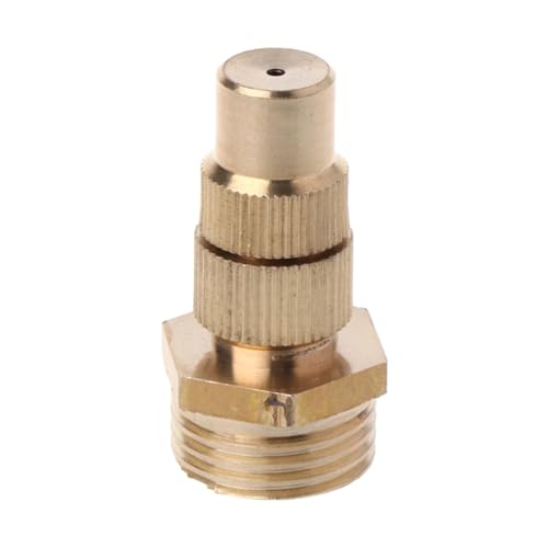 1/2" Adjustable Spray Misting Nozzles Brass Spray Head Agricultural Irrigation Atomizer Tool for Landscapings Gardenings